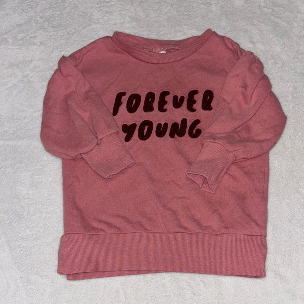 (3 for $10) PL Baby Pink Sweatshirt - Forever Young